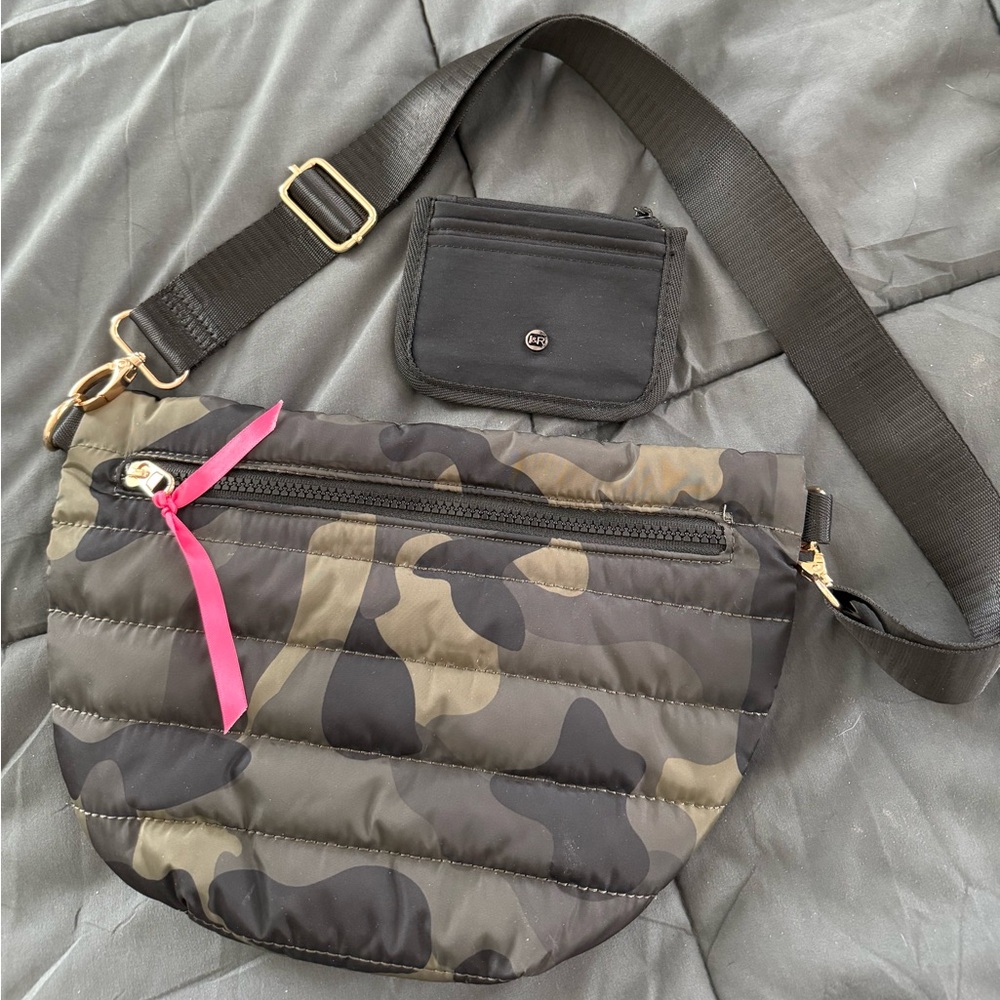 Gray Camouflage Pouch